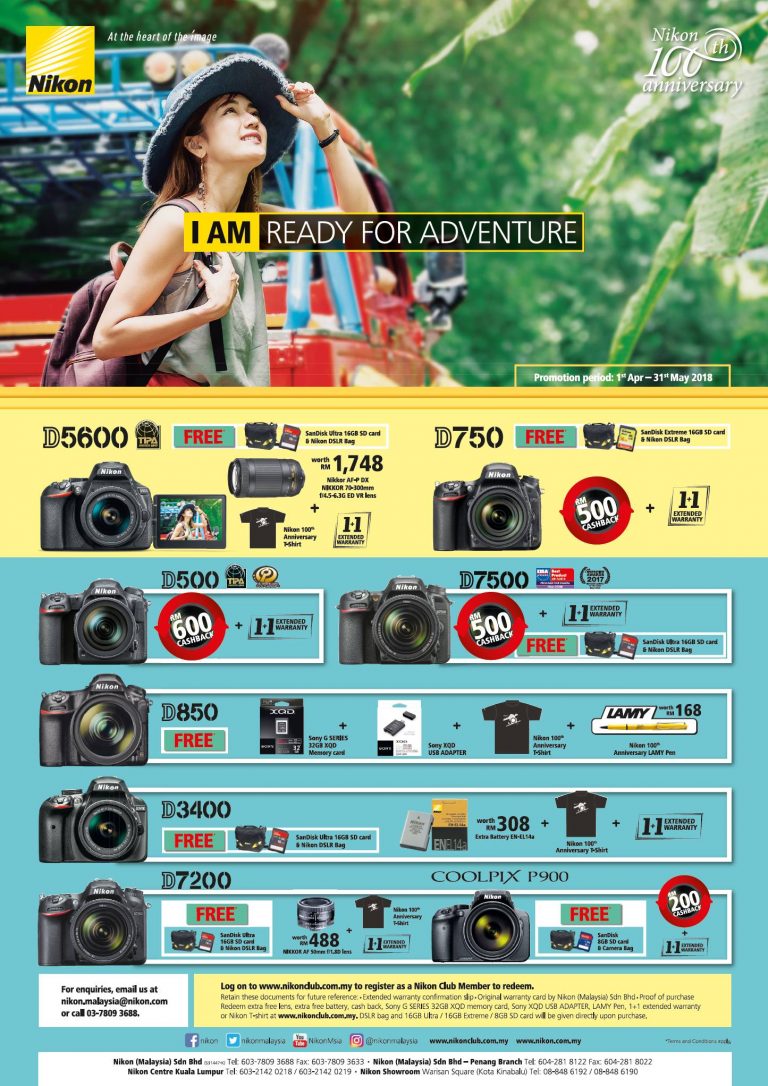 Nikon Malaysia I AM Ready For Adventure Consumer Campaign ...